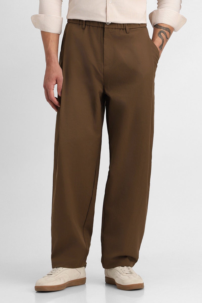 SNITCH Brown Baggy Trousers - Image 4